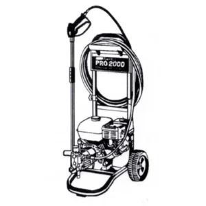 COLEMAN POWERMATE Pressure Washer PW0832210 - Model Identification Image